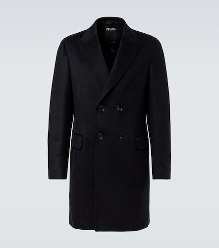 Manteau en laine et cachemire mélangés - Zegna - Modalova