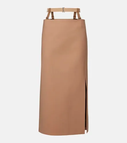 Jupe crayon en laine mélangée - Mugler - Modalova