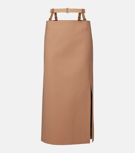 Jupe crayon en laine mélangée - Mugler - Modalova