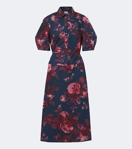 Robe chemise en popeline de coton - Erdem - Modalova