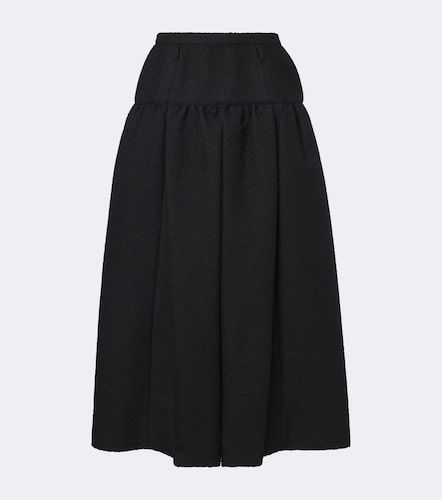 Jupe midi en laine et soie mélangées - Dolce&Gabbana - Modalova