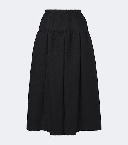 Jupe midi en laine et soie mélangées - Dolce&Gabbana - Modalova