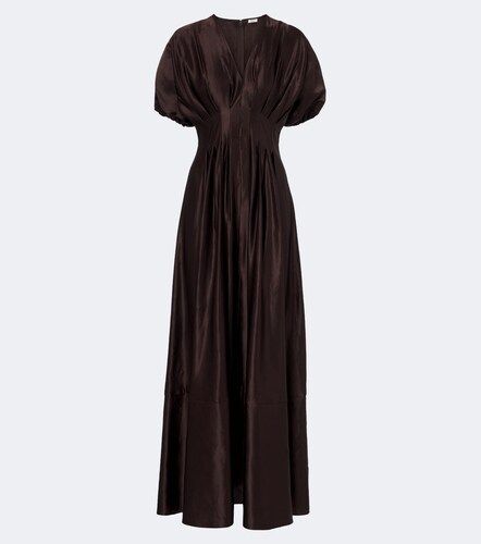Robe longue Nova en lin et soie - Joseph - Modalova