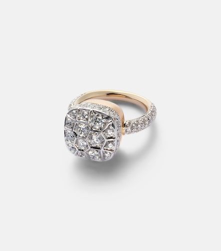 Bague Nudo Assoluto en or rose et blanc 18 ct et diamants - Pomellato - Modalova