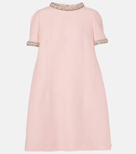 Robe brodée en Crepe Couture - Valentino - Modalova