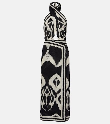 Johanna Ortiz Robe en lin à dos nu - Johanna Ortiz - Modalova