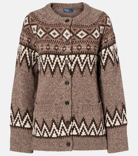 Cardigan en jacquard de laine mélangée - Polo Ralph Lauren - Modalova