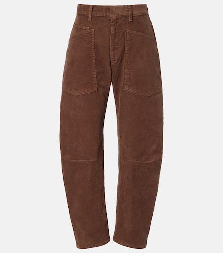 Pantalon barrel Shon en velours côtelé de coton - Nili Lotan - Modalova