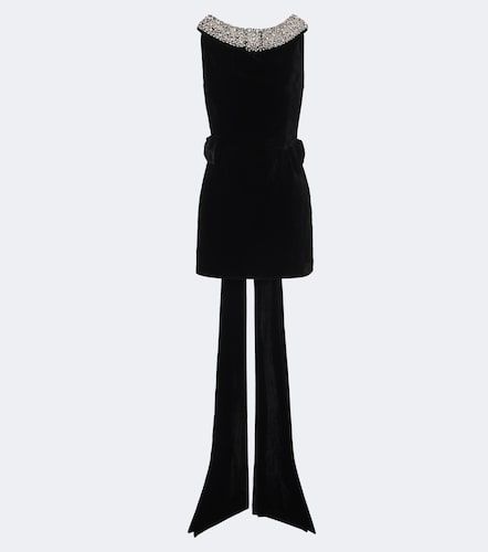 Robe Daphne en velours à ornements - The New Arrivals Ilkyaz Ozel - Modalova
