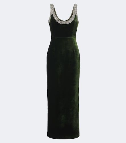 Robe de cocktail en velours à ornements - The New Arrivals Ilkyaz Ozel - Modalova