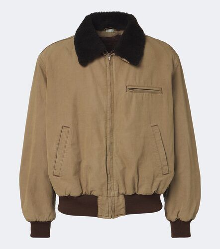 Veste blouson en coton et laine - A.Presse - Modalova