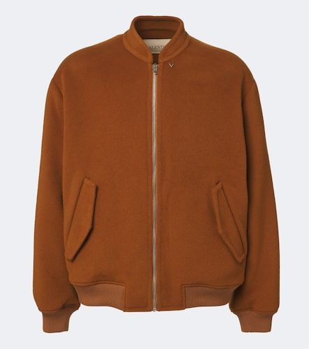 Veste bomber en laine et cachemire - Valentino Garavani - Modalova