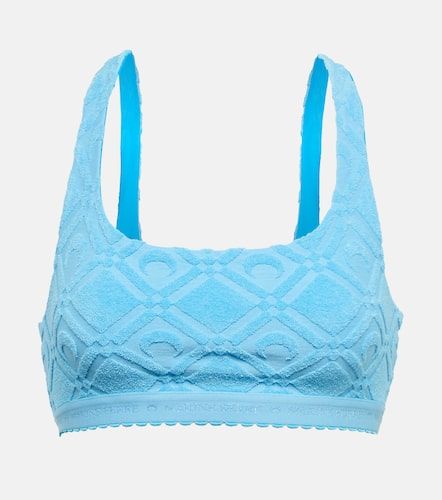 Brassière en jacquard de coton mélangé - Marine Serre - Modalova