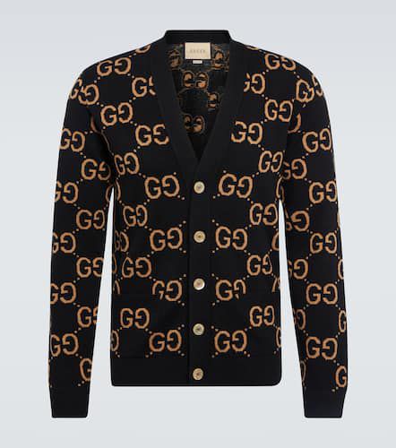 Cardigan GG en jacquard de laine - Gucci - Modalova