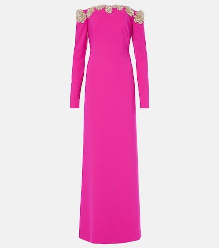 Robe longue Meline à encolure bardot - Costarellos - Modalova