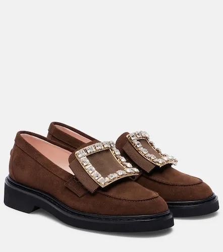 Mocassins Viv' Rangers 25 en daim à ornements - Roger Vivier - Modalova