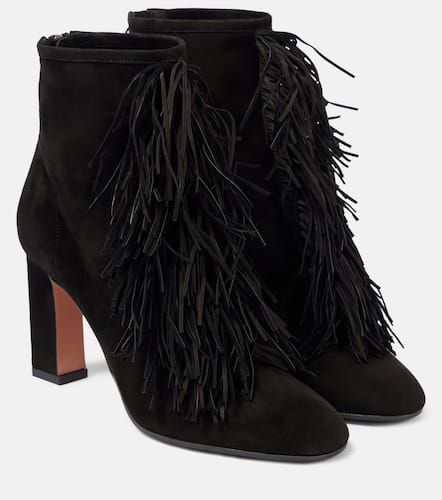 Bottines Gytane 85 en daim - Aquazzura - Modalova