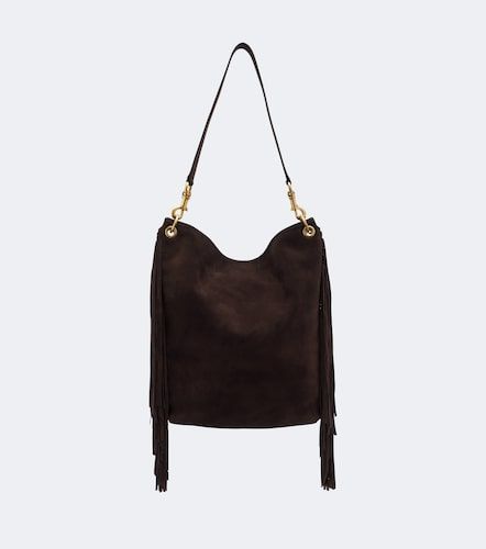Sac porté épaule Asher en daim à franges - Nili Lotan - Modalova