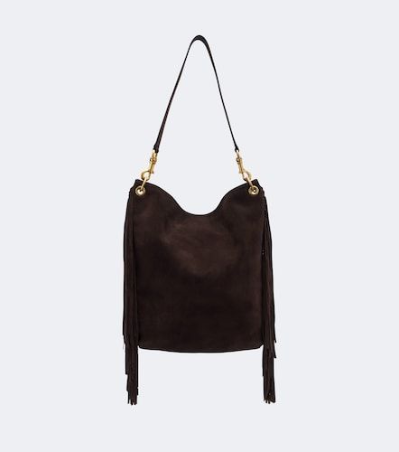 Sac porté épaule Asher en daim à franges - Nili Lotan - Modalova