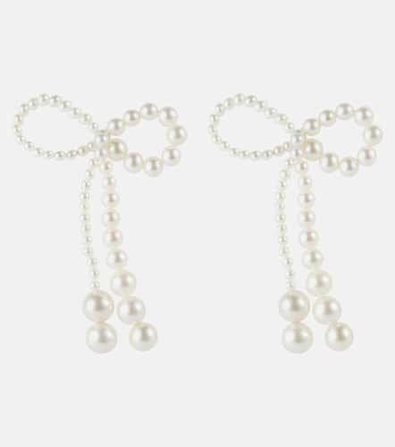 Boucles d’oreilles Grande Rosette de Perles en or 14 ct et perles - Sophie Bille Brahe - Modalova