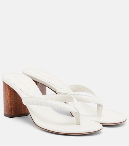 Mules à entre-doigts en cuir - Gianvito Rossi - Modalova