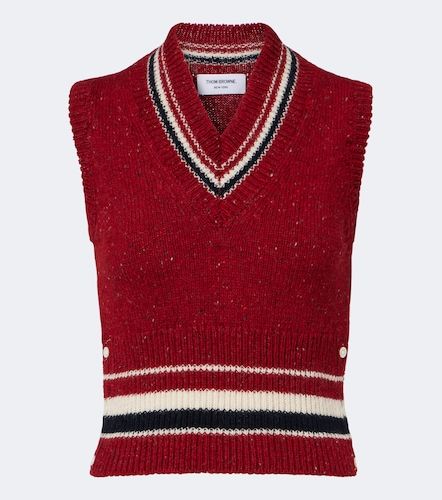 Gilet Hector en laine et mohair - Thom Browne - Modalova