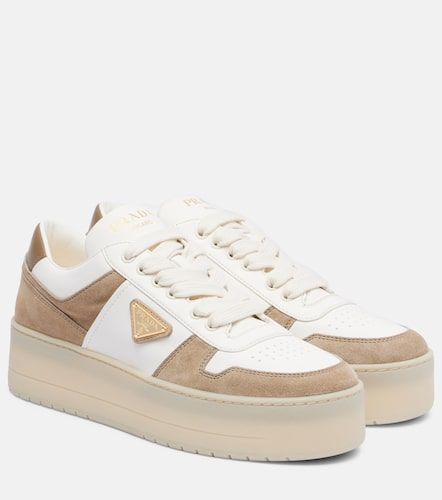 Prada Baskets Downtown Bold en cuir - Prada - Modalova