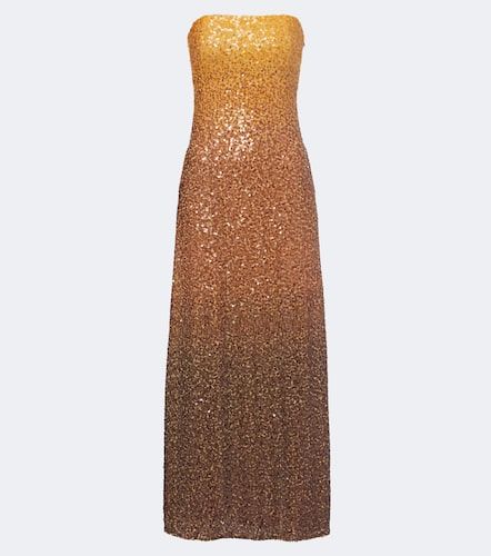 Robe longue bustier à sequins - Christopher Esber - Modalova