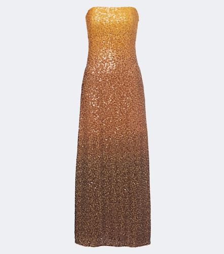 Robe longue bustier à sequins - Christopher Esber - Modalova