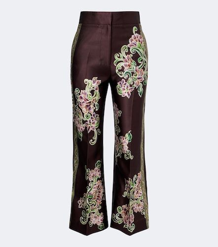Alémais Pantalon droit Josie à fleurs - Alemais - Modalova