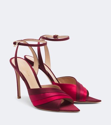 Gianvito Rossi Sandales en satin - Gianvito Rossi - Modalova