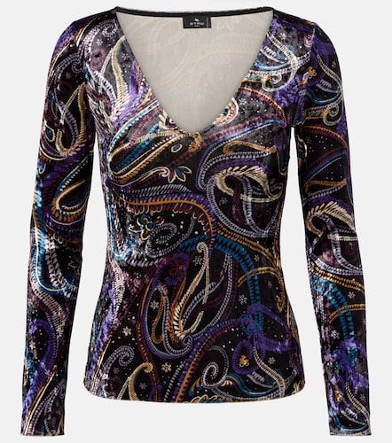 Etro Top à motif cachemire - Etro - Modalova