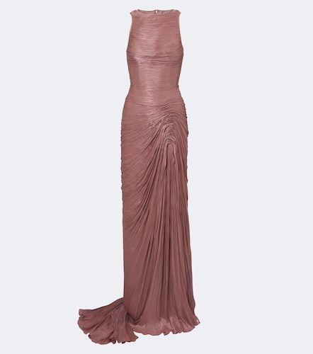 Marmar Halim Robe longue en satin - Marmar Halim - Modalova