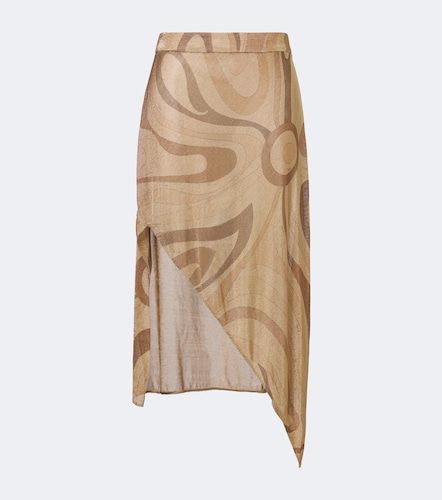 Jupe midi asymétrique Marmo en Lurex® - Pucci - Modalova