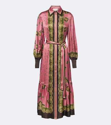 Alémais Robe chemise Lacey en soie à imprimé - Alemais - Modalova