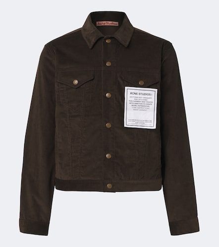 Veste en velours de coton à appliqués - Acne Studios - Modalova