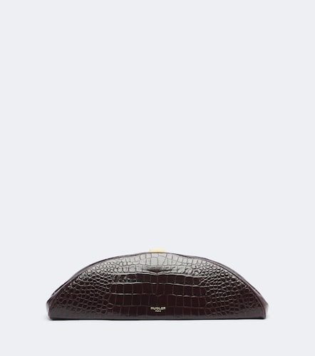 Pochette Lua en cuir façon croco - Mugler - Modalova