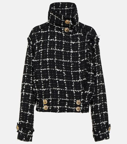 Balmain Veste bomber en tweed - Balmain - Modalova