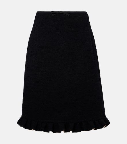 Mini-jupe en laine mélangée - Valentino Garavani - Modalova