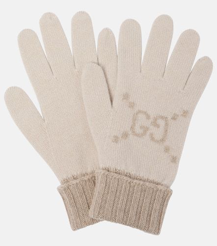 Gants GG en jacquard de cachemire - Gucci - Modalova