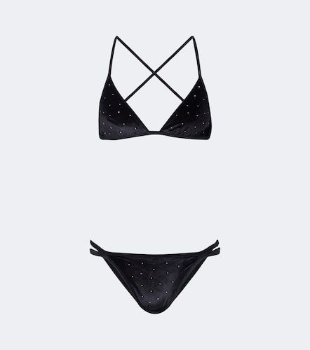 Bikini en velours à ornements - Balmain - Modalova