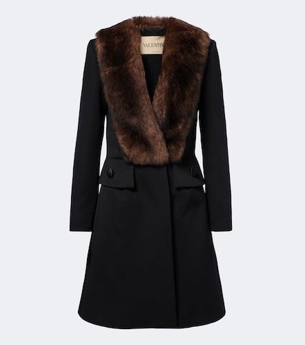 Manteau en laine vierge - Valentino Garavani - Modalova