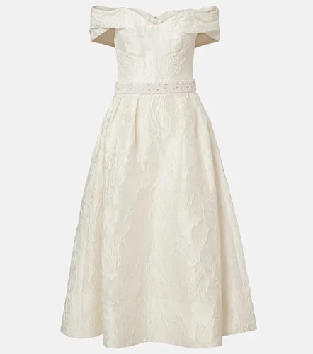 Robe de mariée midi Winslet en jacquard - Rebecca Vallance - Modalova