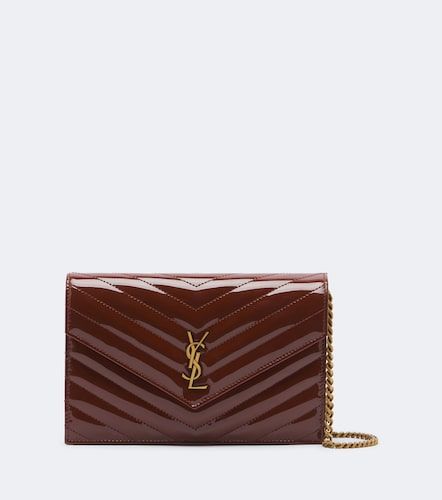 Portefeuille à chaîne Cassandre en cuir - Saint Laurent - Modalova