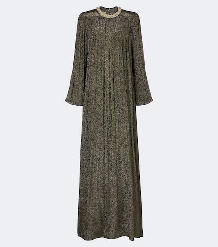 Robe longue en soie mélangée - Valentino Garavani - Modalova