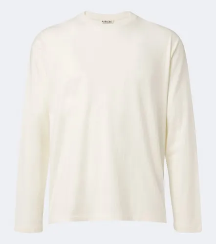 T-shirt en coton et cachemire - Auralee - Modalova