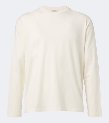 T-shirt en coton et cachemire - Auralee - Modalova