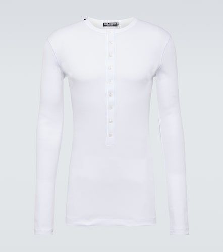 Chemise Henley Re-Edition en coton - Dolce&Gabbana - Modalova