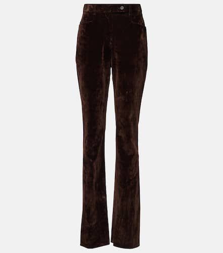 Pantalon à taille haute en velours - Ferragamo - Modalova