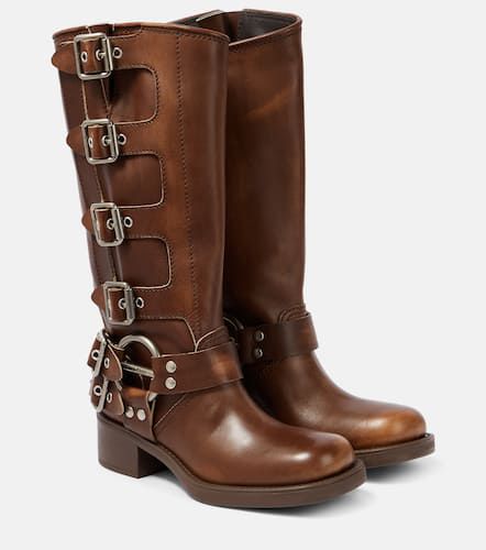 Miu Miu Bottes en cuir - Miu Miu - Modalova